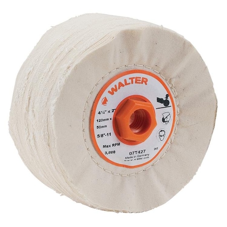 Walter Surface Technologies 4-3/4 in. x 2 x 5/8 in. Soft Buffing Drum 07T427